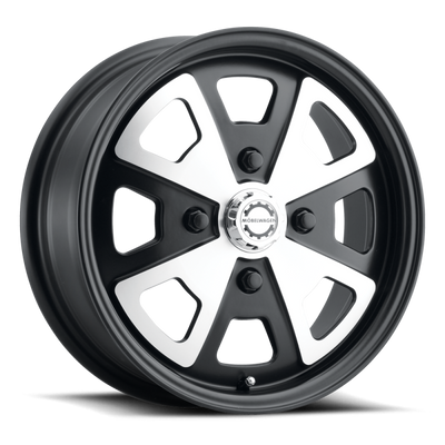 Mobelwagen MW-730M Schnell 15x5.5in / 4x130 BP / 35mm Offset / 79.1mm Bore - Black & Machined Wheel