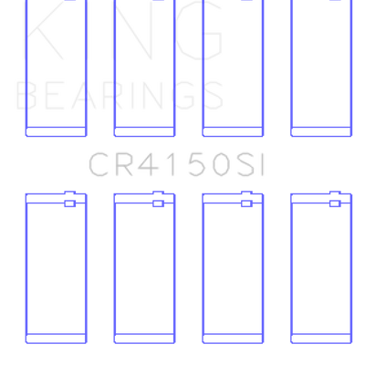 King Engine Bearings Toyota Ford ZETEC 1.6L/1.8L/2.0L Performance Rod Bearing Set