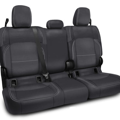 PRP 2020+ Jeep Gladiator JT Rear Bench Cover with Cloth Interior - Black/Grey