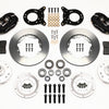 Wilwood Forged Dynalite Front Kit 11.00in 1970-1973 Mustang Disc & Drum Spindle