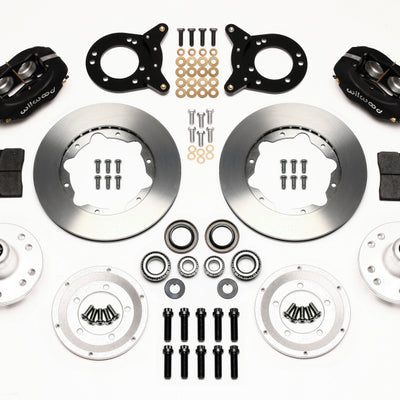 Wilwood Forged Dynalite Front Kit 11.00in 1970-1973 Mustang Disc & Drum Spindle
