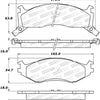 StopTech Street Brake Pads - Front