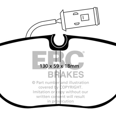 EBC 91-95 Alfa Romeo 164 2.0 Turbo Greenstuff Front Brake Pads