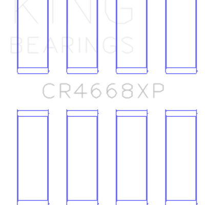 King 08-09 Chrysler Caliber SRT4/Mitsubishi/Hyundai/Kia World Engine Connecting Rod Bearing Set