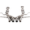 Corsa 23-25 Chevrolet Corvette C8 Z06 3in Valved Cat-Back Exhaust Muffler Delete Track Systemw/o Tip