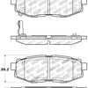 StopTech Performance 06-10 Subaru Legacy Sedan/Outback/13 BRZ / 13 Scion FR-S Rear Brake Pads