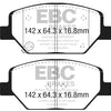 EBC 2018+ Chevrolet Equinox 1.5L Turbo (J17) Yellowstuff Front Brake Pads