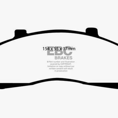 EBC 95-01 Ford Explorer 4.0 2WD Ultimax2 Front Brake Pads