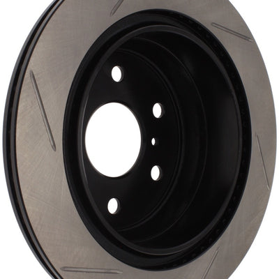 StopTech PowerSlot Chevrolet Avalanche/Silverado/Suburban/Tahoe / GMC Yukon Left Slotted Rear Rotor