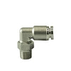 Turbosmart 1/8 NPT to 90 Degree 1/4 pushloc Stainless Steel