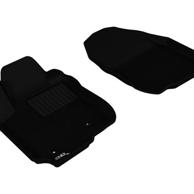 3D MAXpider 2006-2012 Toyota RAV4 Kagu 1st Row Floormat - Black