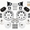 Wilwood Forged Dynalite Front Kit 12.19in Drilled AMC 71-76 OE Disc w/o Bendix Brakes