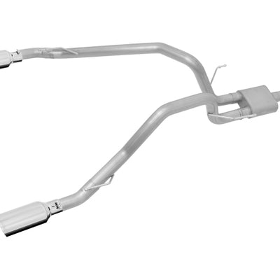 Gibson 14-16 Ram 1500 Big Horn 3.0L 3in Cat-Back Dual Split Exhaust - Stainless