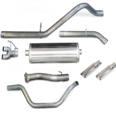 Corsa 2007-2008  Chevrolet Silverado Crew Cab/Short Bed 1500 5.3L V8 Polished Sport Cat-Back Exhaust