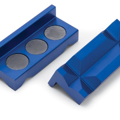Russell Performance Blue Anodized Billet Aluminum Vice Jaws