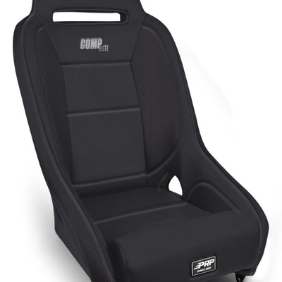 PRP Comp Elite Suspension Seat - Black Vinyl - Black