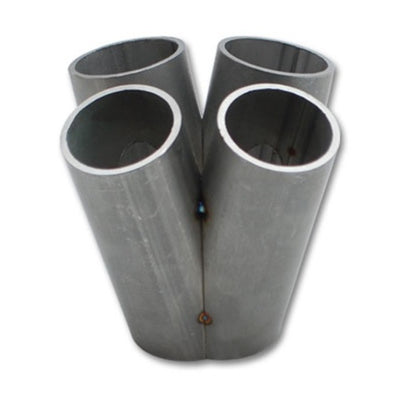 Vibrant 4 into 1 SS Turbo Mani Collector for All T4 in Flange 48mm Pipe OD 4.75in tall 78mmx64mm out