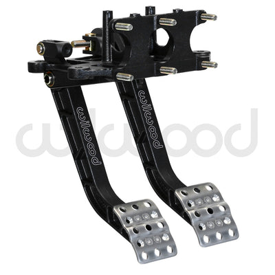 Wilwood Adjustable Dual Pedal - Brake / Clutch - Rev. Swing Mount - 5.1:1