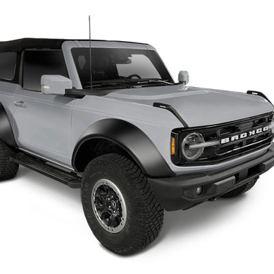 Bushwacker 21-22 Ford Bronco (2 Door) Extend-A-Fender Style Fender Flares - 4pc Smooth