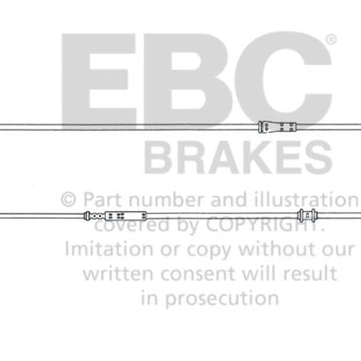 EBC 10-15 BMW 740i 3.0TT (F01) Rear Wear Leads