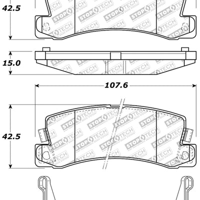 StopTech Performance Brake Pads
