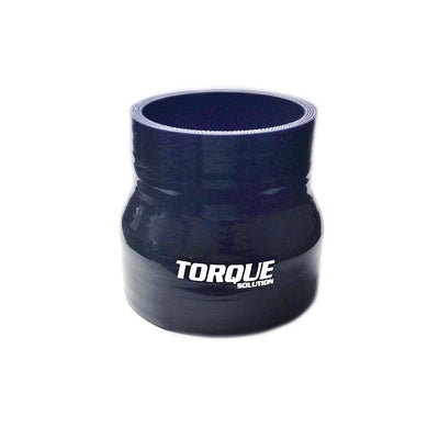 Torque Solution Transition Silicone Coupler 3 inch to 3.5 inch Black Universal
