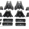 Rhino-Rack 18-19 Chevrolet Silverado 1500 4 Door Pick Up Heavy Duty 2500 2 Bar Roof Rack - Black