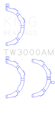 King Engine Bearings Ford 6.7L Power Stroke V8 Diesel Thrust Washer Set