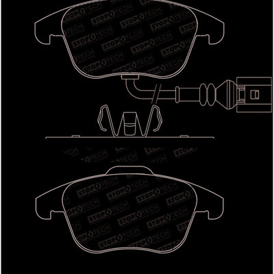 StopTech 2015+ Volkswagen Passat Street Performance Front Brake Pads