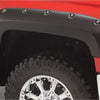 Bushwacker 07-14 Chevy Silverado 2500 HD Pocket Style Flares 2pc - Black