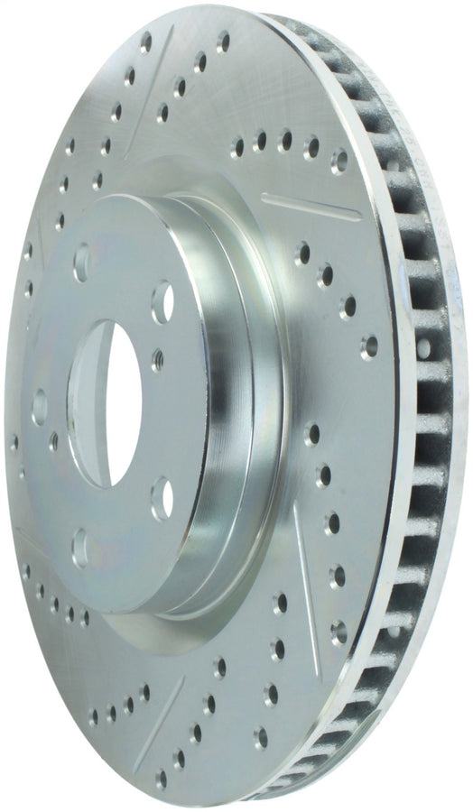 StopTech Select Sport 11-16 Toyota Avalon/ 11-17 Camry SportStop Slotted & Drilled Right Front Rotor