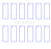 King Engine Bearings GM 2.8L/3.4L V6 (Size 1.0) Connecting Rod Bearings Set of 6