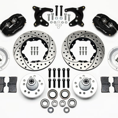 Wilwood Forged Dynalite Front Kit 11.00in Drilled 65-72 CDP A Body - 10in Drum