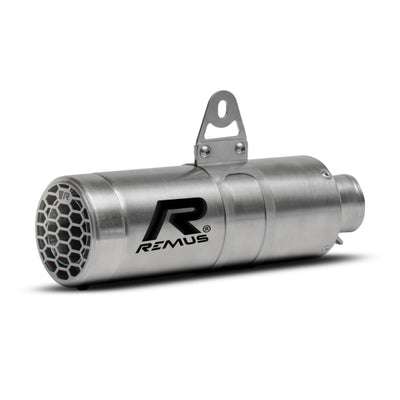 Remus 2021+ KTM 390 Adventure Mesh Brushed Stainless Steel Race Slip On w/Removable Sound Insert