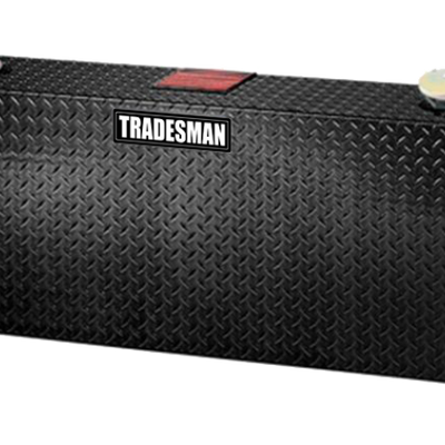 Tradesman Aluminum Rectangular Liquid Storage Tank (55 Gallon Capacity) - Black