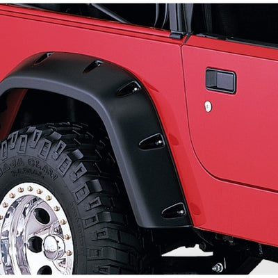 Bushwacker 97-06 Jeep TJ Pocket Style Flares 2pc - Black