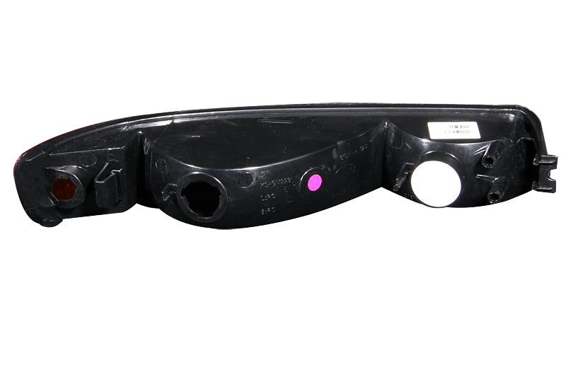 ANZO 1999-2006 GMC Sierra 1500 Euro Parking Lights Black w/ Amber Reflector