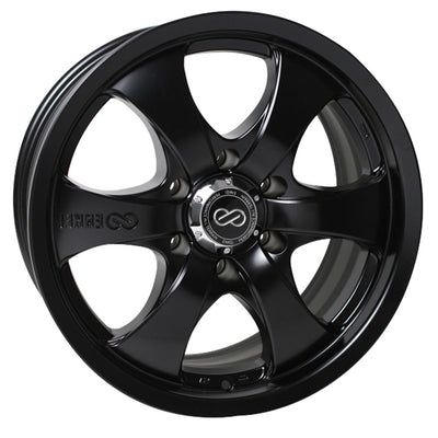 Enkei M6 Universal Truck & SUV 18x8.5 20mm Offset 6x139.7 Bolt Pattern 108.5mm Bore Black Wheel