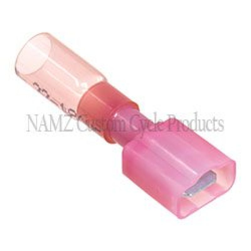 NAMZ Heat Sealable .25in. Male Quick Disconnect Terminals 22-18g (25 Pack)