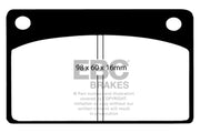 EBC 66-68 Volvo 140 1.8 Yellowstuff Front Brake Pads