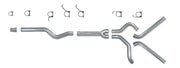 Diamond Eye KIT 4in Catback MFLR RPLCMENT PIPE DUAL SS: 2006-2007.5 CHEVY/GMC 6.6L 2500/3500