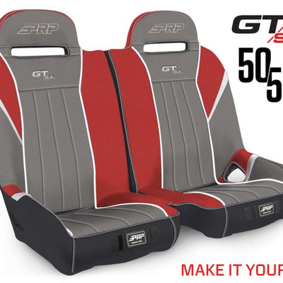 PRP Polaris RZR S 900/XP 1000/Turbo/Turbo S GT/S.E. 50/50 Front Suspension Bench Seat