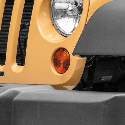 Raxiom 07-18 Jeep Wrangler JK Axial Series Replacement Turn Signal Lamps- Amber