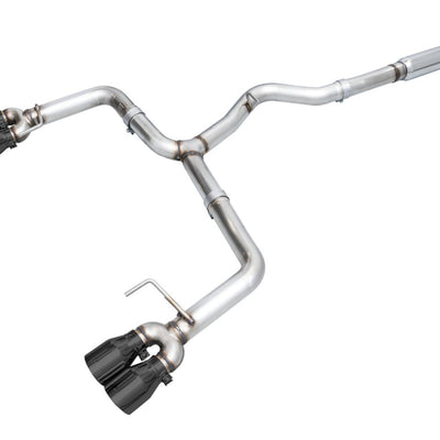 AWE Tuning 2022+ VB Subaru WRX Track Edition Exhaust - Diamond Black Tips