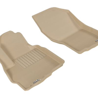 3D MAXpider 2011-2019 Mitsubishi Outlander Sport Kagu 1st Row Floormat - Tan