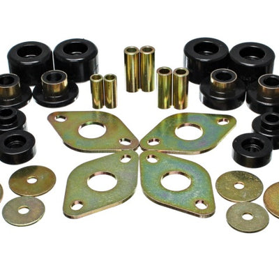 Energy Suspension 01-04 Toyota Pickup 2WD/4WD (Exc T-100/Tundra) Black Body Cab Mount Set