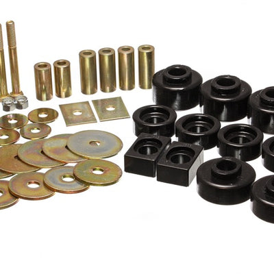 Energy Suspension 97-03 Ford F-100/F-150 2WD/F250 2WD & L-Duty Black Body (Ext Cab ONLY ) Mount Set