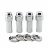 McGard Hex Lug Nut (X-Long Shank - 1.365in.) 1/2-20 / 13/16 Hex / 2.27in. Length (4-Pack) - Chrome