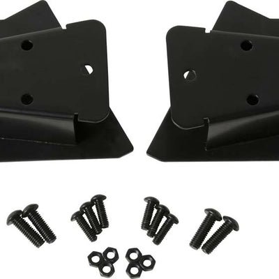 Kentrol 03-06 Jeep Wrangler TJ Mirror Relocation Bracket Pair - Powdercoat Black