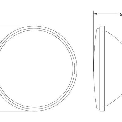 Hella 135mm H1 12V 55W High Beam Head Lamp Twin Kit